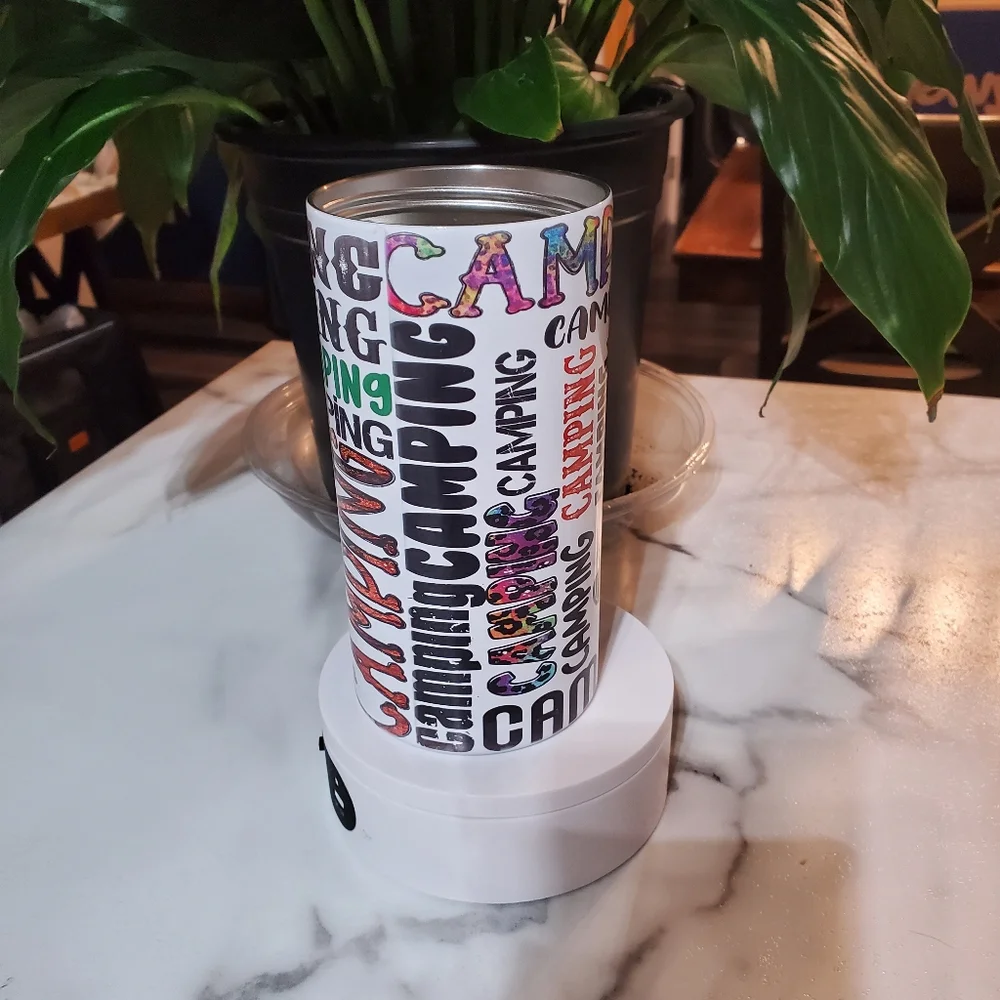 CAMPING 4 in 1 Can Cooler 14oz Tumbler 🎉sale